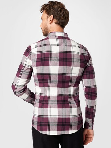 Slim fit Camicia di River Island in lilla