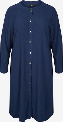 Robe-chemise Zizzi en bleu : devant