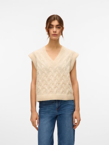 VERO MODA Pullover 'VMPIPER' i beige: forside