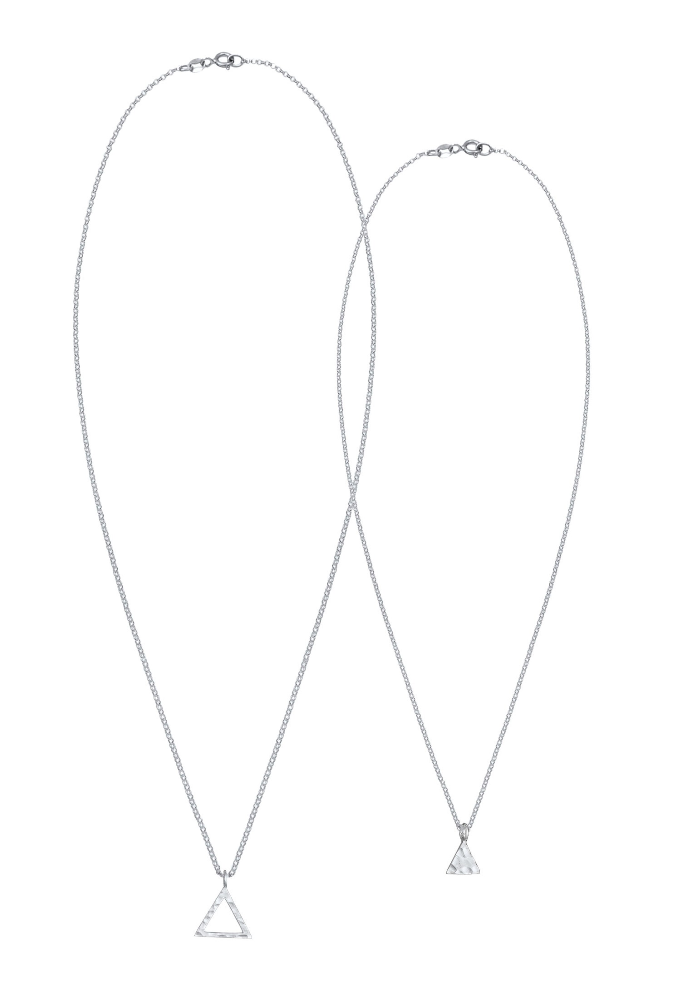 ELLI Sieraden set in Zilver: voorkant