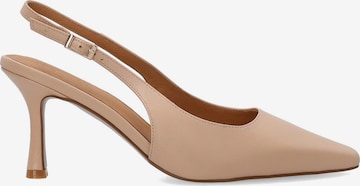 VENEZIA Slingpumps in Beige: Vorderseite