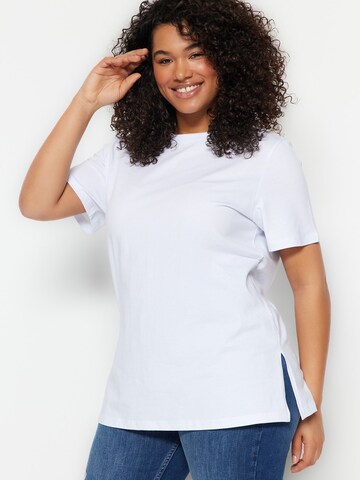 Maglietta di Trendyol Curve in bianco: frontale