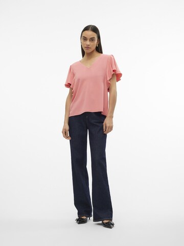 VERO MODA Blouse 'VMALVA' in Roze