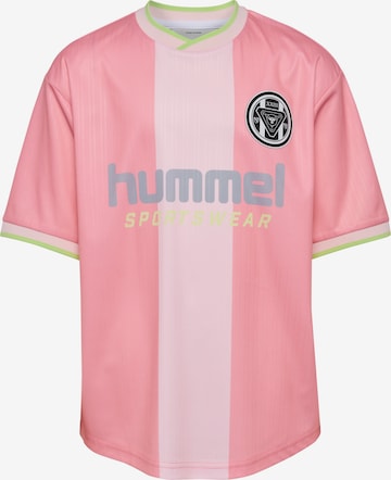 Hummel Sportshirt 'Loose Ball' in Pink: Vorderseite