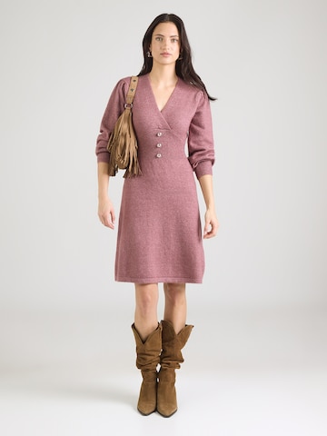 ABOUT YOU Πλεκτό φόρεμα 'Wren' σε ροζ: μπροστά