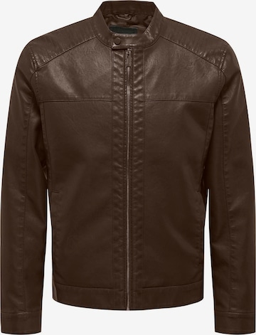 Only & Sons Демисезонная куртка 'ONSMIKE' в Коричневый: спереди