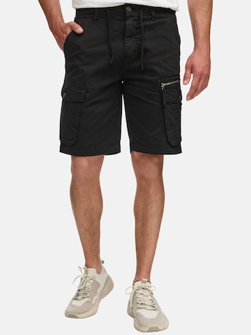 Regular Pantalon cargo 'A210' Tazzio en noir : devant