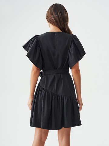 Willa Dress 'PETER' in Black: back