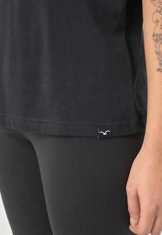 Cleptomanicx T-Shirt 'Basic Tee Ligull' in Schwarz