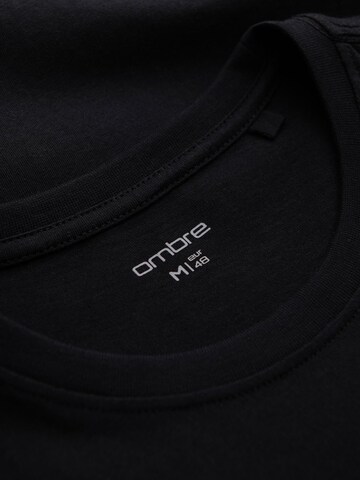 Ombre Shirt in Zwart
