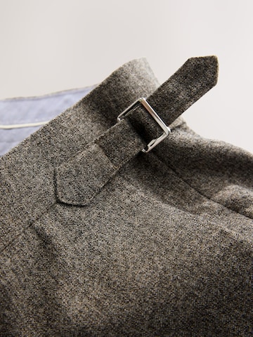 Next Tapered Pleat-Front Pants in Beige