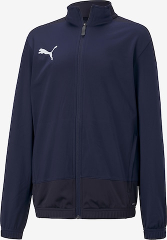 PUMA Athletic Jacket in Blue: front