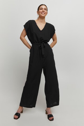 b.young Jumpsuit 'JOELLA' in Zwart: voorkant