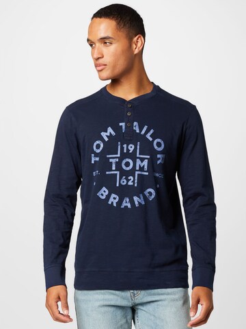 TOM TAILOR - Camiseta en azul: frente