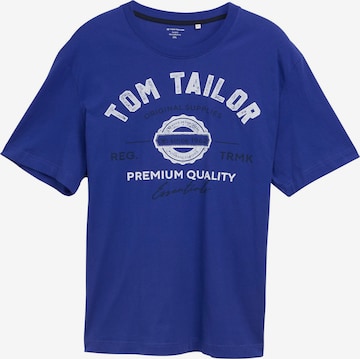 TOM TAILOR Men + Paita värissä sininen: etupuoli
