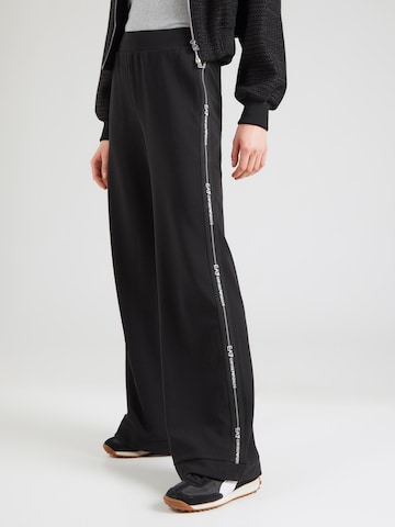 évasé Pantalon EA7 Emporio Armani en noir : devant