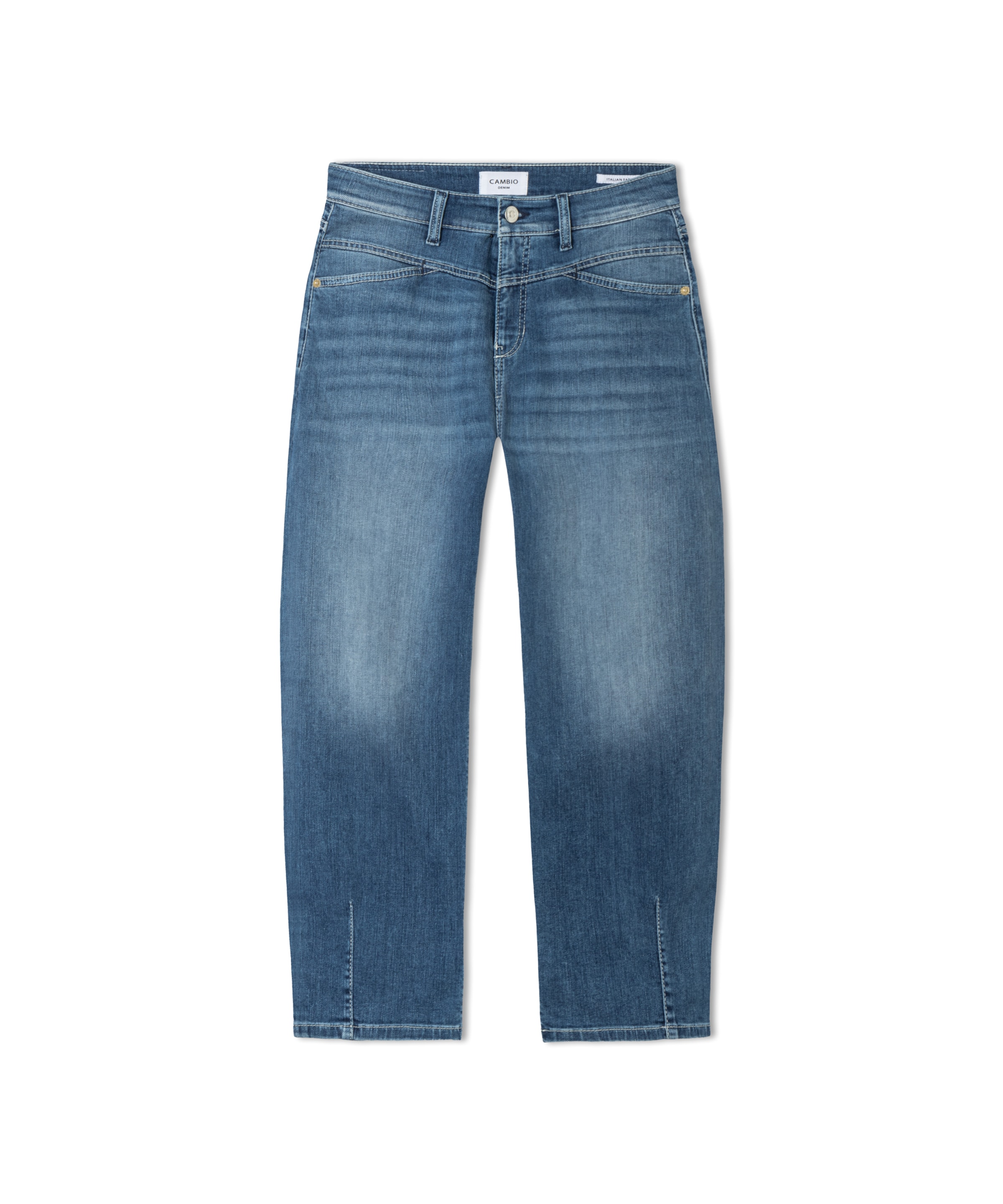 Barrel Jean 'Elin' Cambio en bleu : devant