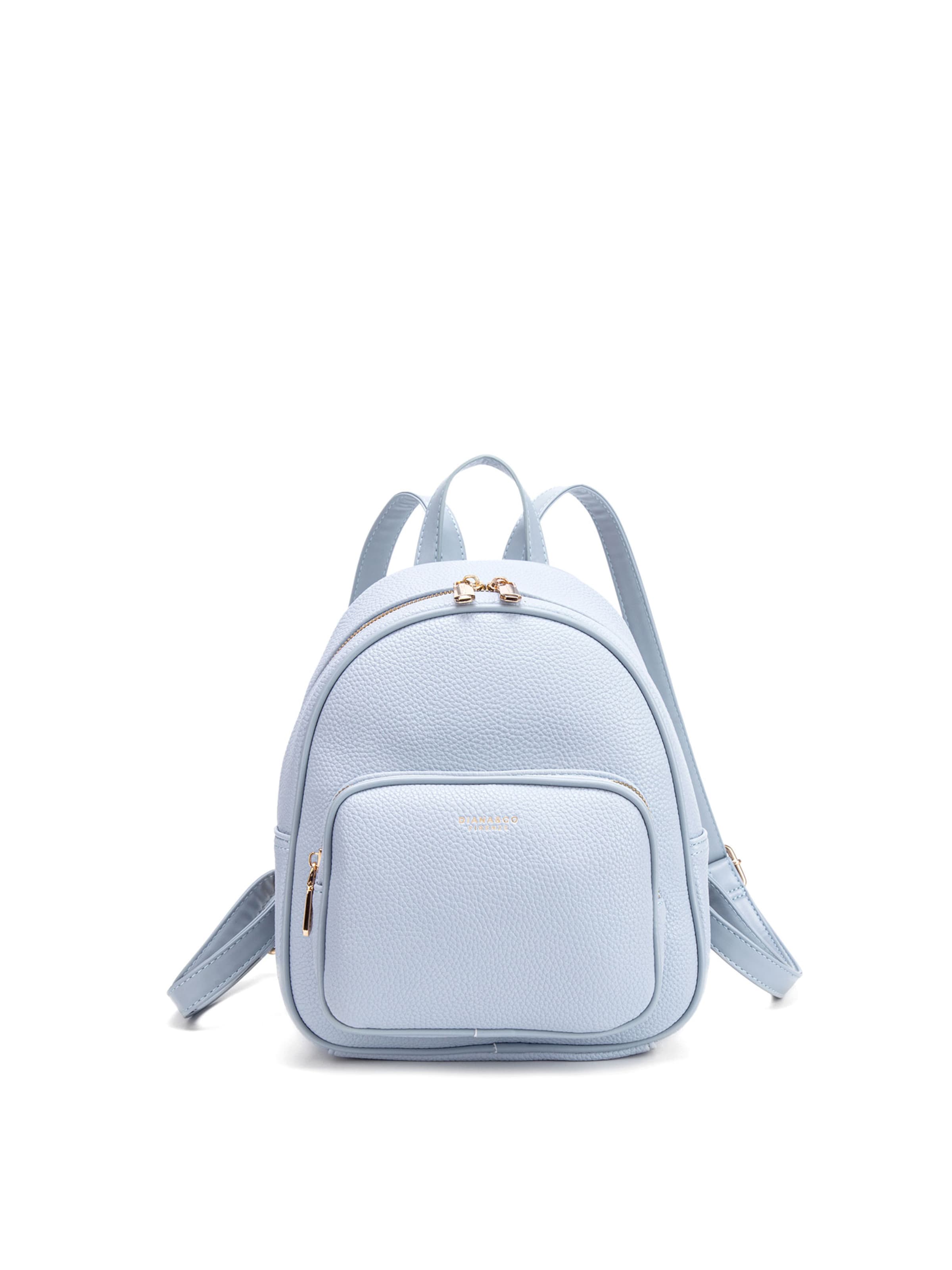 Zaino 'Zaino Donna Vegan Leather con Zip e Tasche Organizzate - Diana & Co' di Diana&Co. in blu