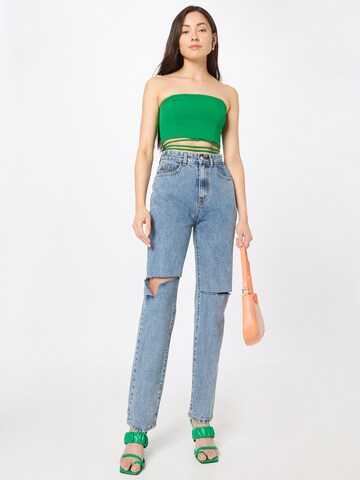 Nasty Gal Regular Jeans 'Distressed' i blå