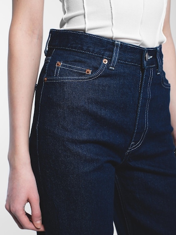 Dr. Denim Regular Jeans 'Echo High Straight' in Blauw