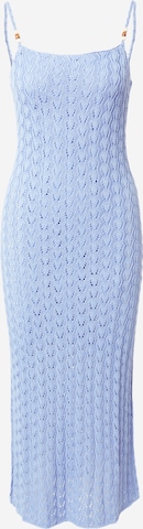 florence by mills exclusive for ABOUT YOU Knitted dress 'Flower Market' in Blue: front