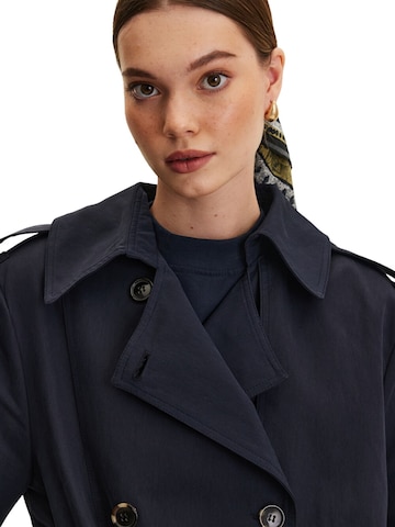 MANUKA Between-seasons coat in Blue