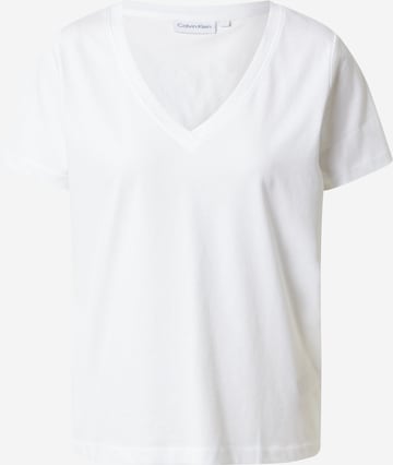 Calvin Klein - Camiseta en blanco: frente