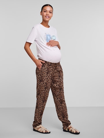 Pieces Maternity Loose fit Pants 'Nya' in Black