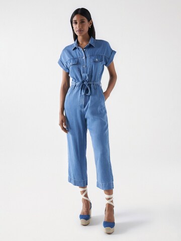 Combinaison Salsa Jeans en bleu : devant