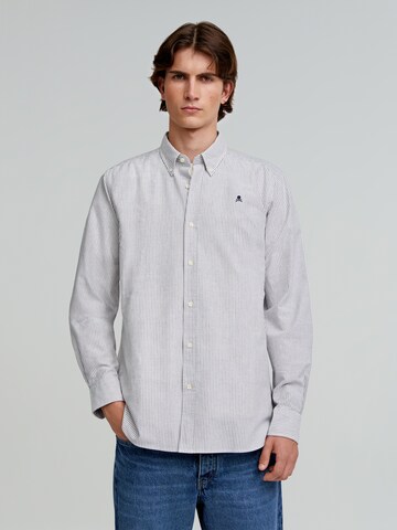 Scalpers Regular fit Button Up Shirt 'New Oxford' in Green