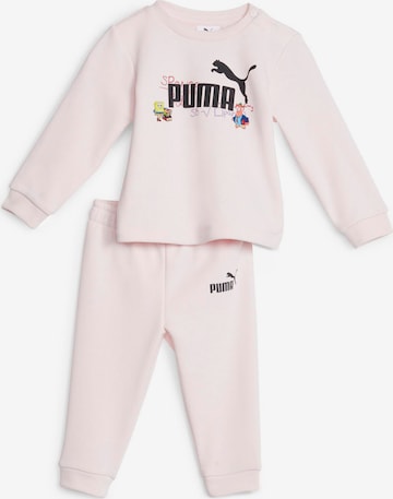 PUMA Joggingpak in Roze: voorkant