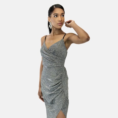 Elara Abendkleid in 34-42 in silber, Produktansicht