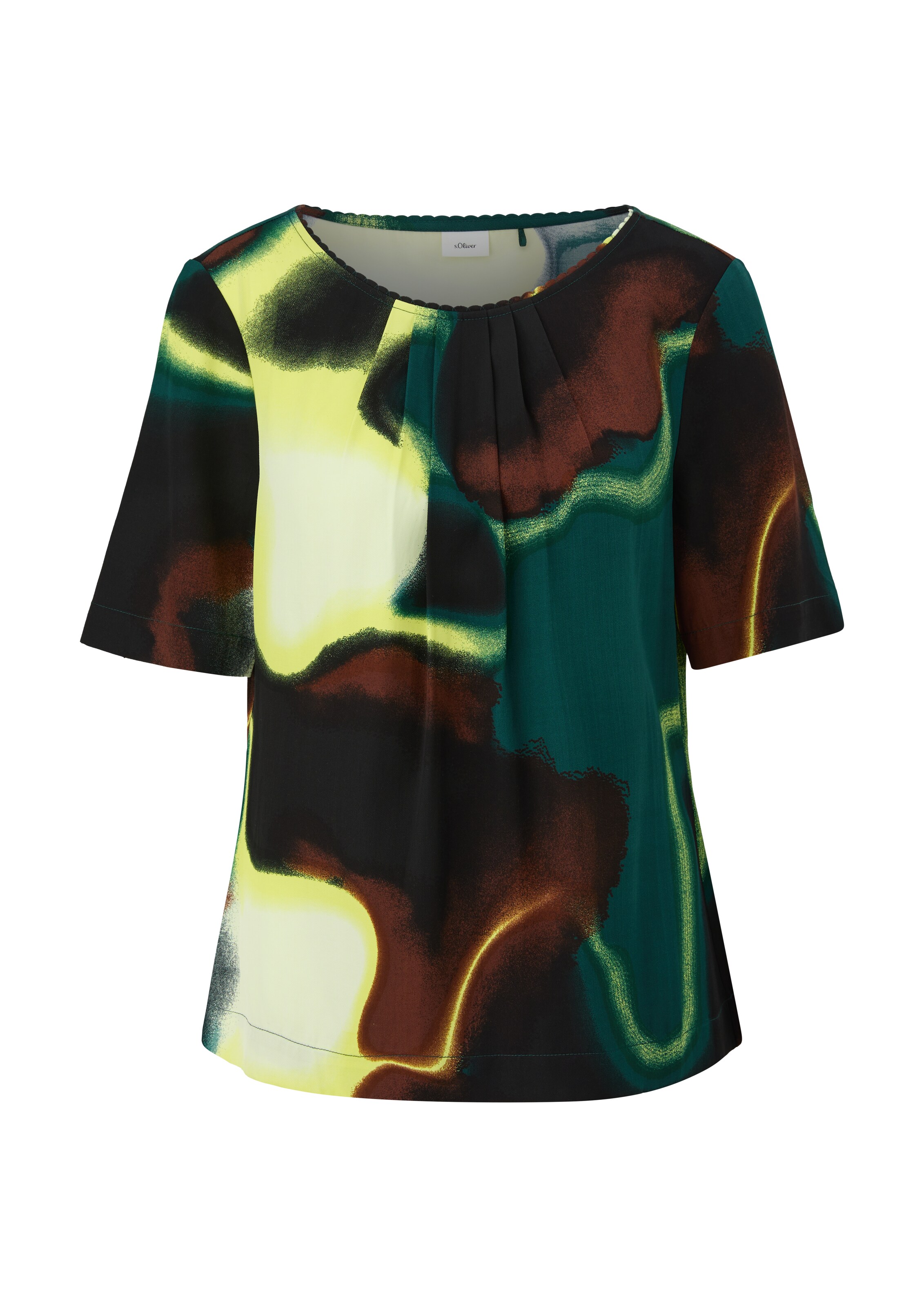 s.Oliver BLACK LABEL Bluse in Schwarz: Vorderseite