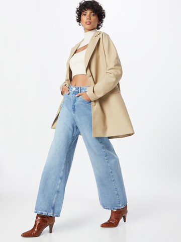 Afends Wide Leg Jeans in Blau