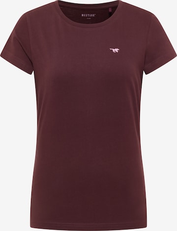 MUSTANG Shirt 'Loa' in Brown: front