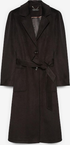 Fiorella Rubino - Abrigo de invierno en negro: frente
