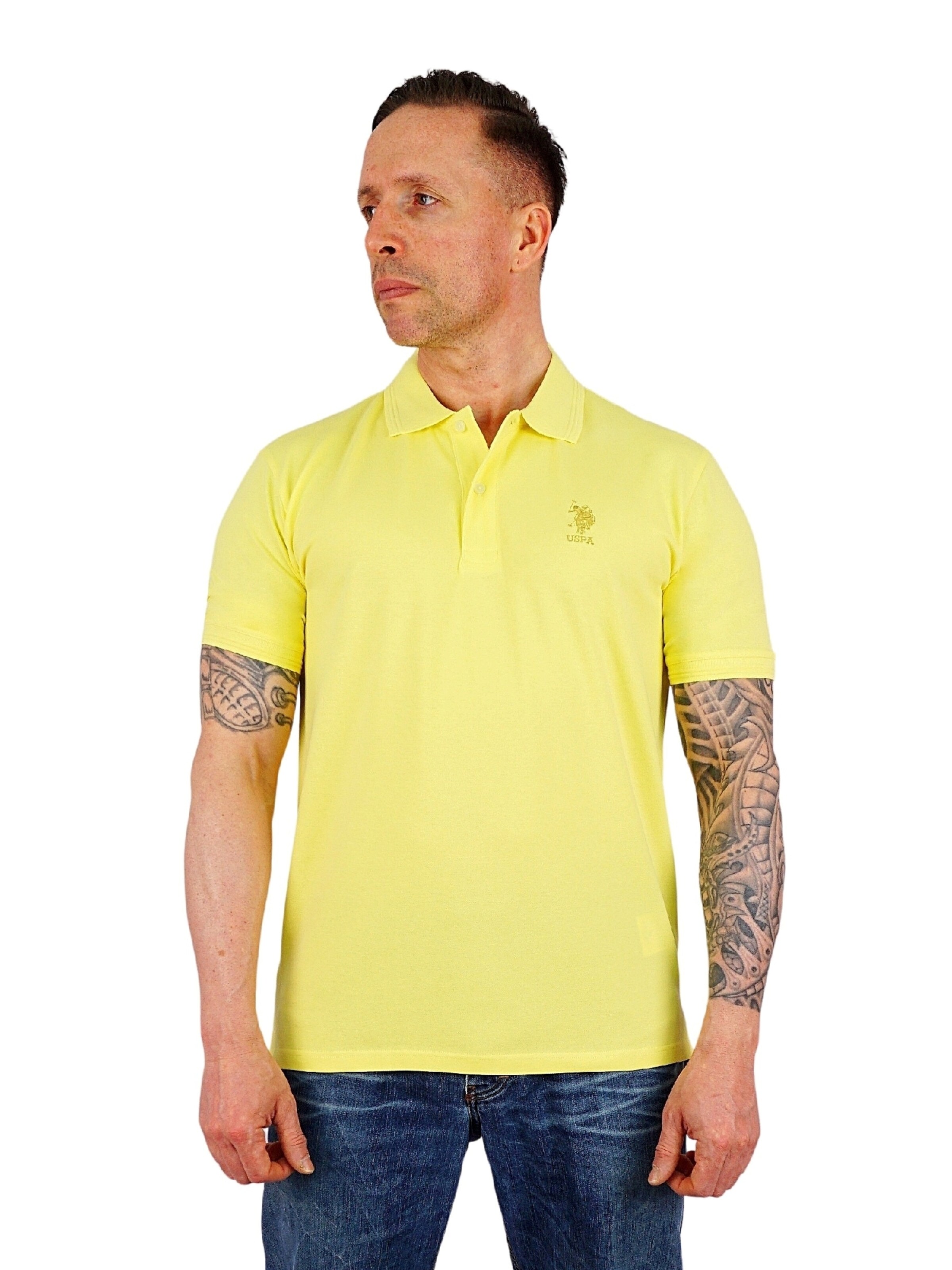 U.S. POLO ASSN. Bluser & t-shirts 'Axel' i gul: forside