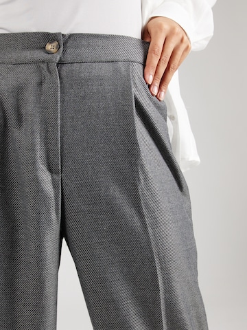 Loosefit Pantalon à pince Trendyol en gris