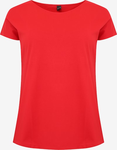 Yoek T-shirt ' COTTON ' en rouge, Vue avec produit