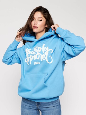 Multiply Apparel Sweatshirt i blå