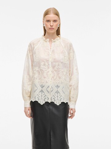 ROUGE EDIT Blouse in Beige: voorkant