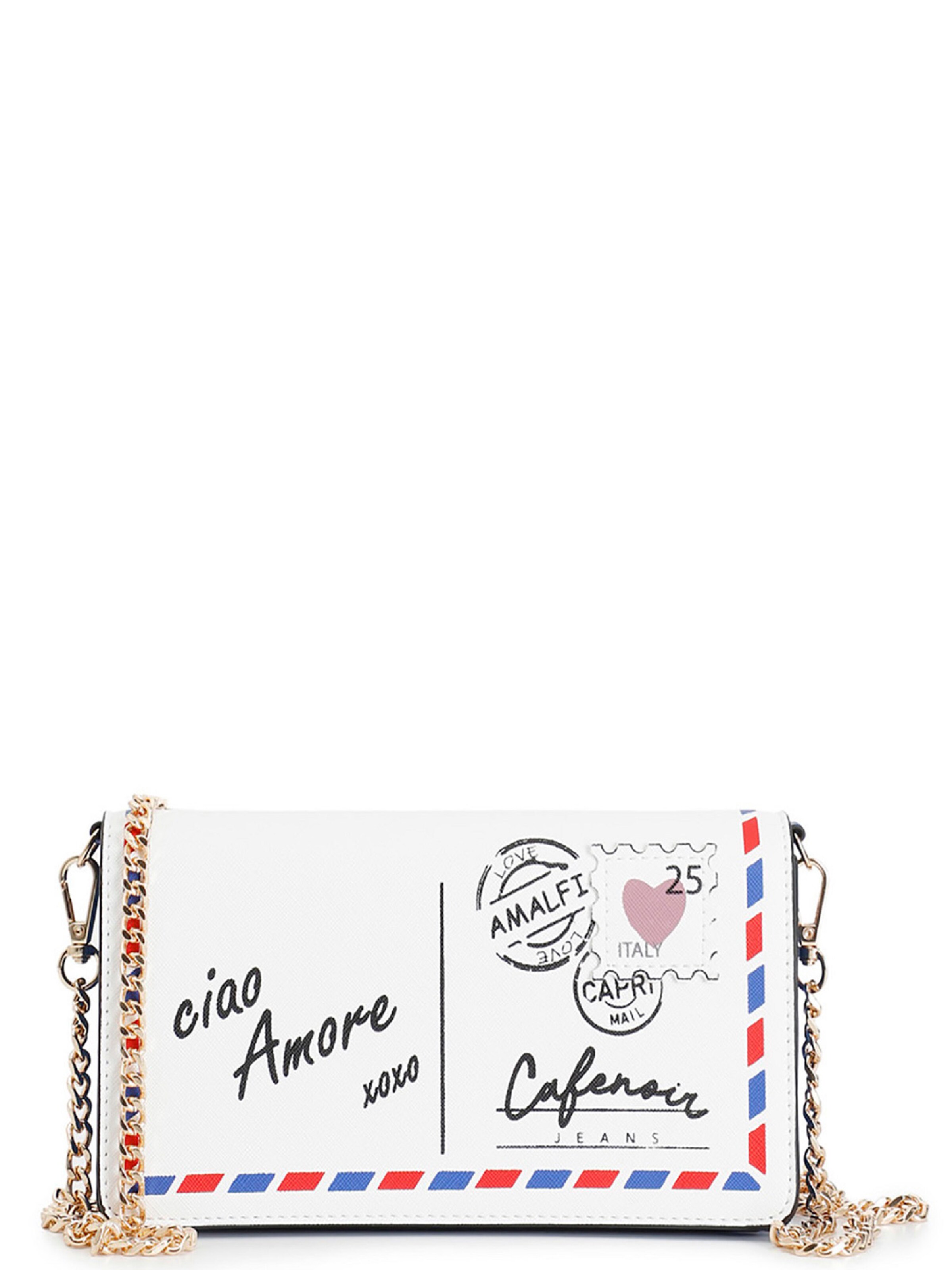 Pochette di CAFè NOIR in bianco: frontale