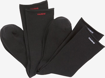 HUGO Socks in Black: front