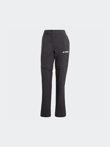 ADIDAS TERREX Штаны в спортивном стиле в Черный: спереди