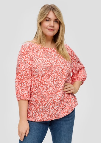 s.Oliver Red Label Big & Tall Blouse in Oranje: voorkant