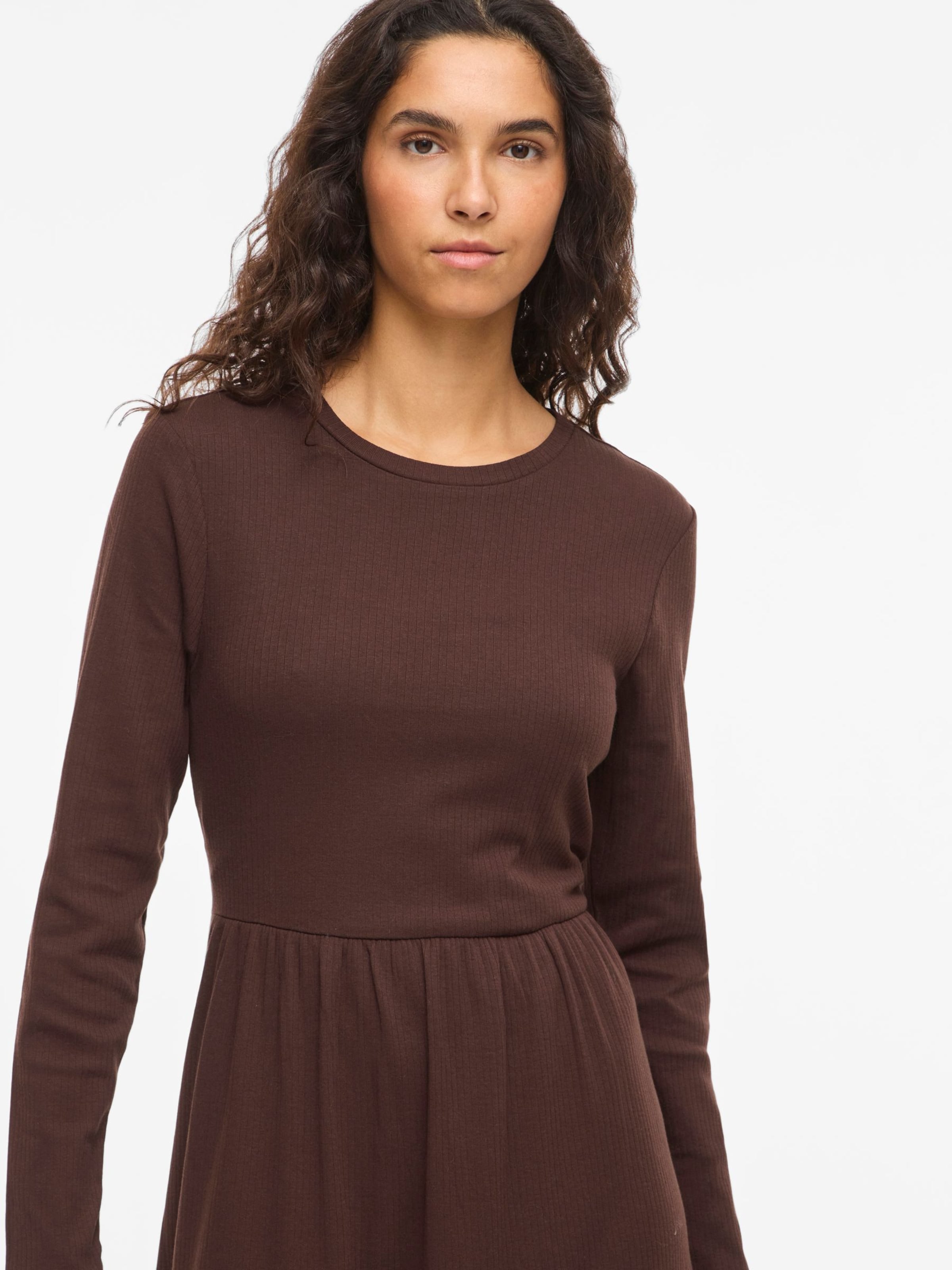 VILA Dress in Brown