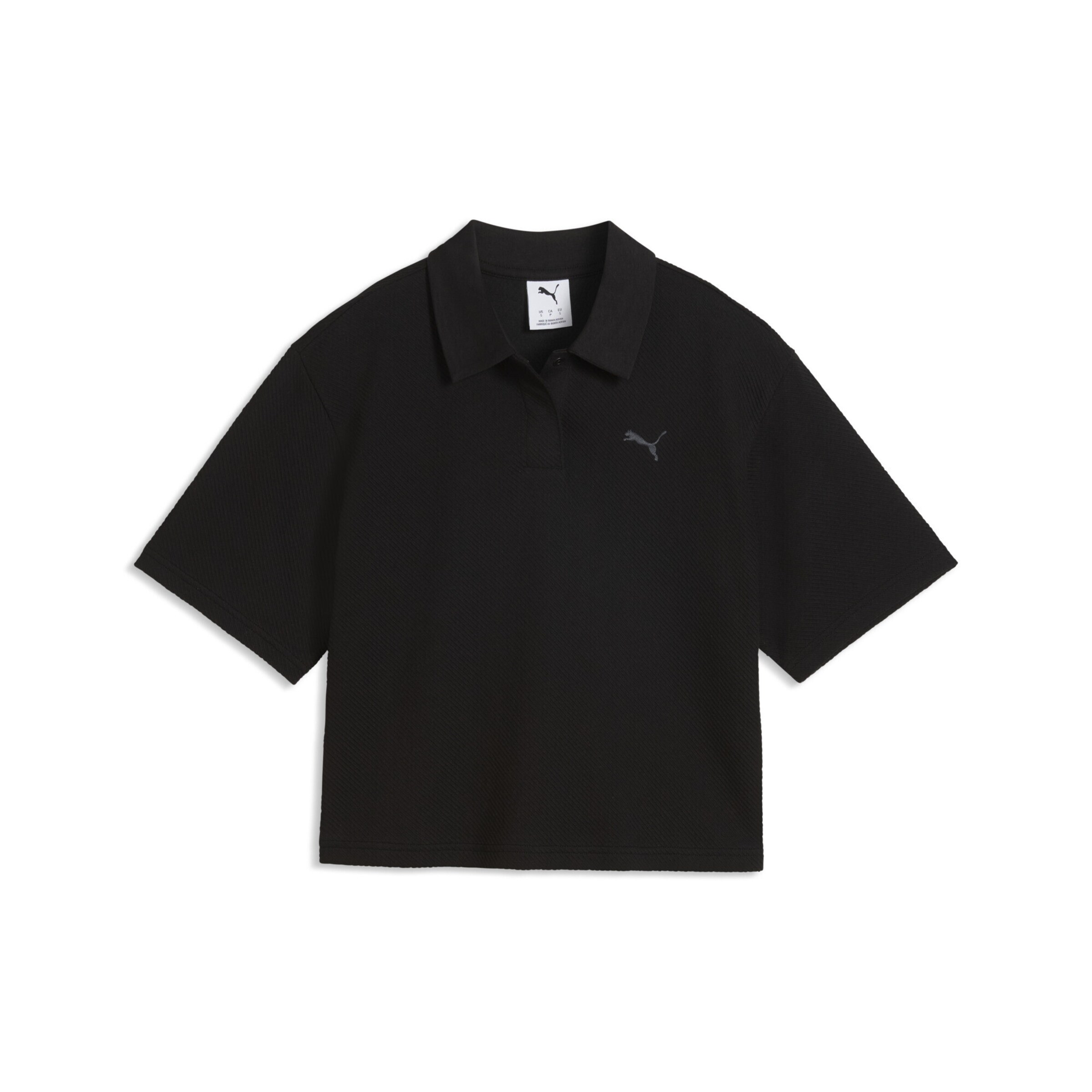 PUMA Shirt in Zwart: voorkant