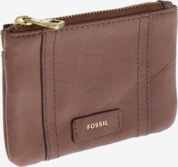 FOSSIL Small Leather Goods in One size in Brown: front