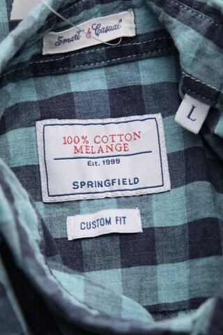 Springfield Button-down-Hemd L in Blau