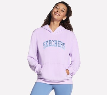 SKECHERS Sweatshirt in Purple: front